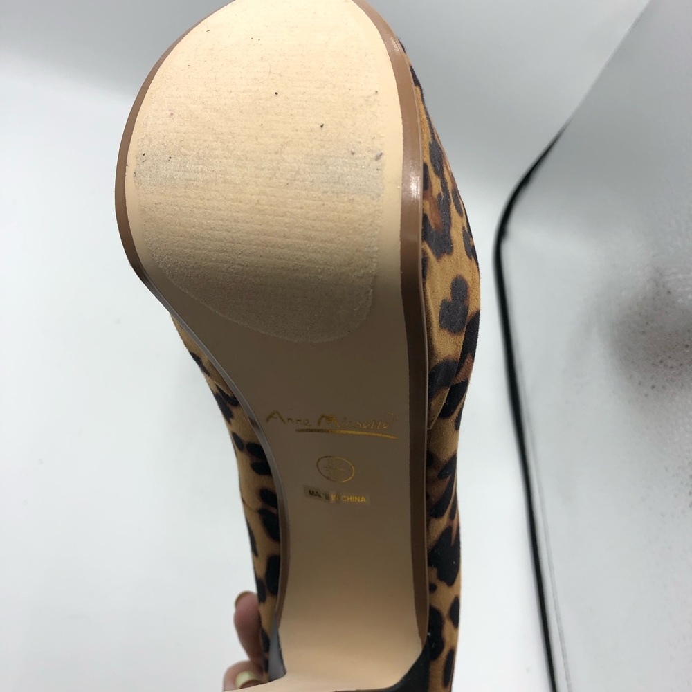 Anne Michelle | Leopard Print Platform Heels - Picture 7 of 7